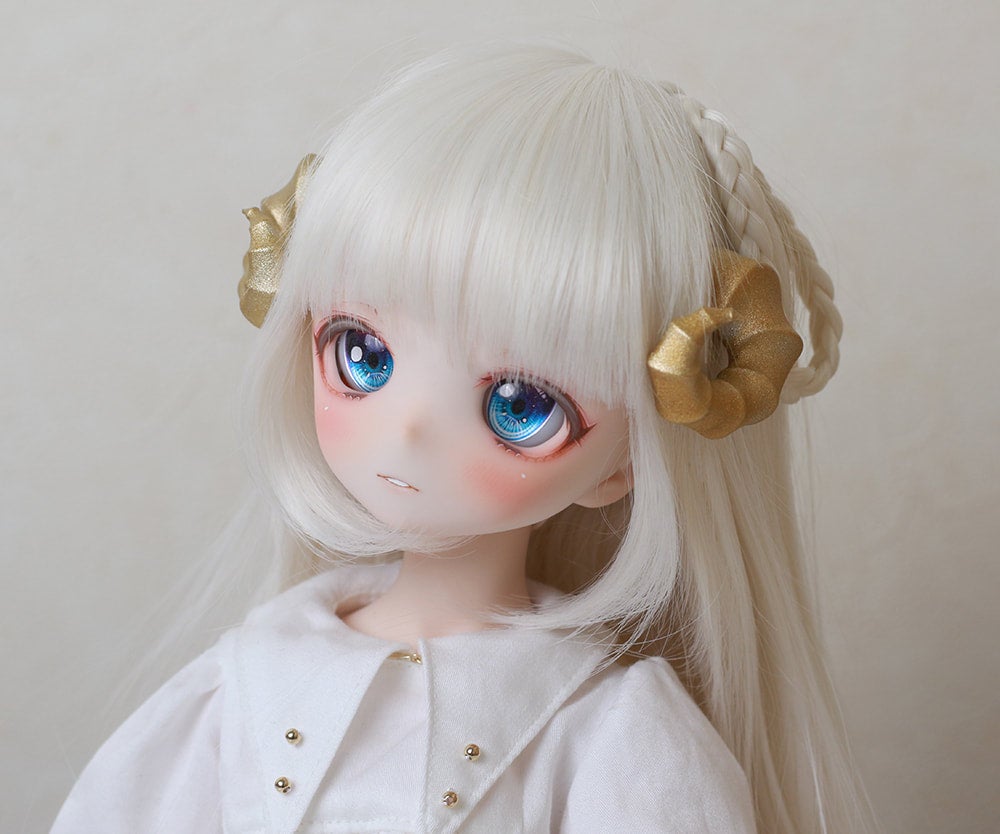 【希少】ワニノコドール 巻きツノ Mサイズ | 月時雨